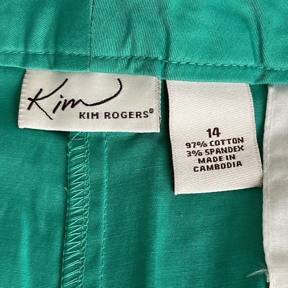 NEW Kim Rogers Women Bermuda spandex Sz 14 NWT - Picture 7 of 7